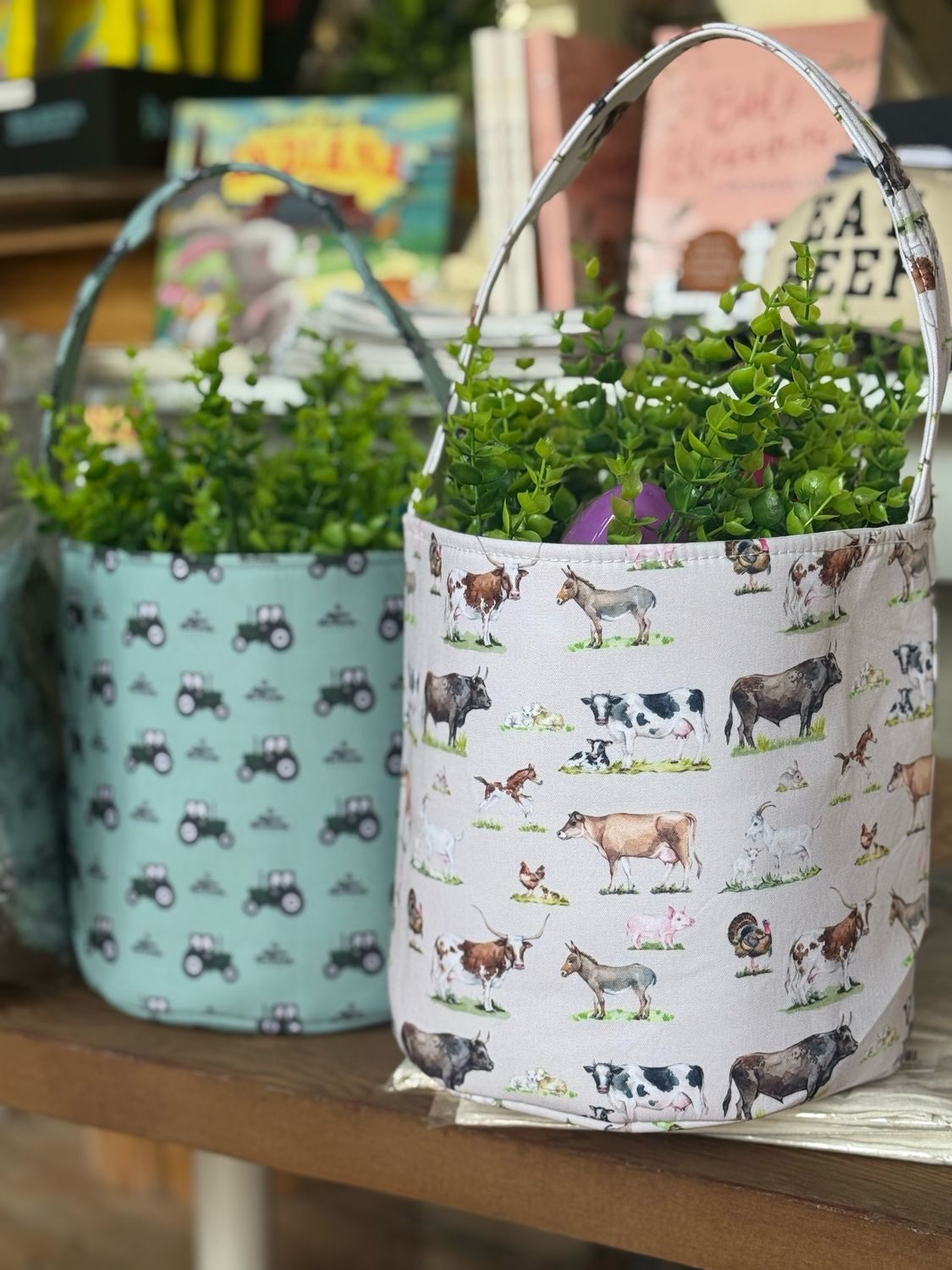 Farm Animal Easter Basket