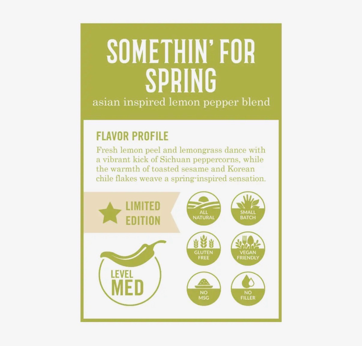 Limited Edition Spring Seasoning