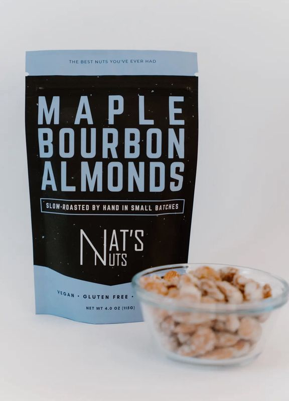 Maple Bourbon Almonds