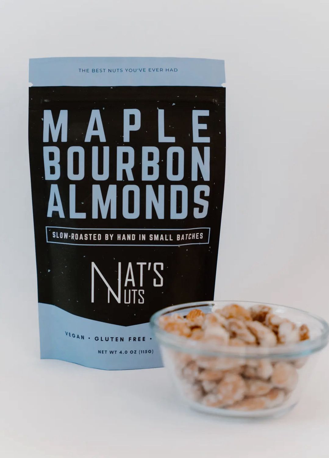 Maple Bourbon Almonds