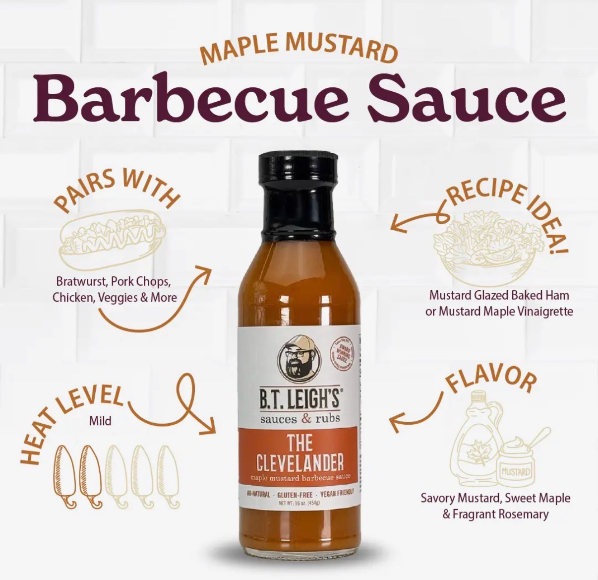 Maple Mustard BBQ Sauce