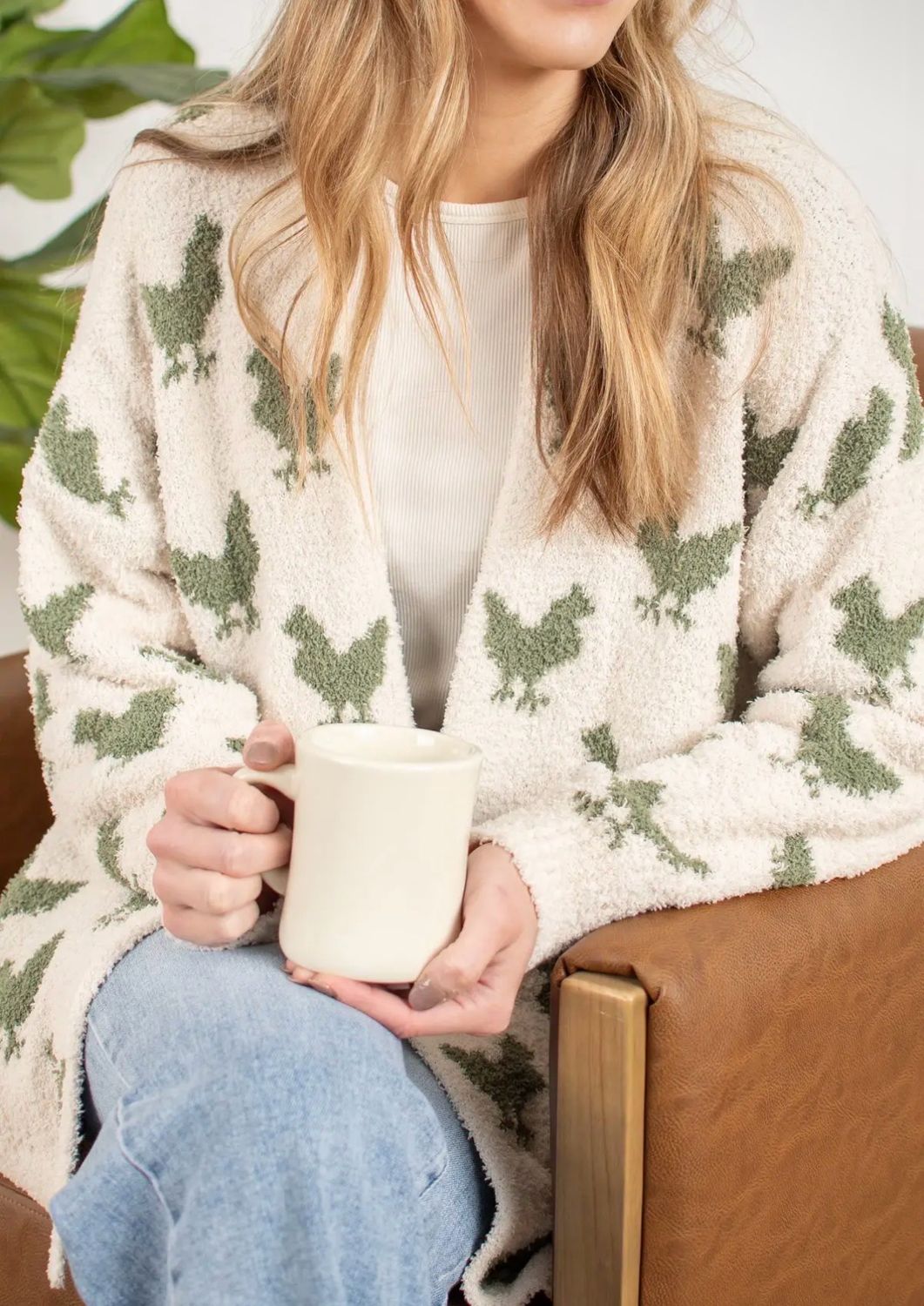 Sage Green Luxe Chicken Cardigan