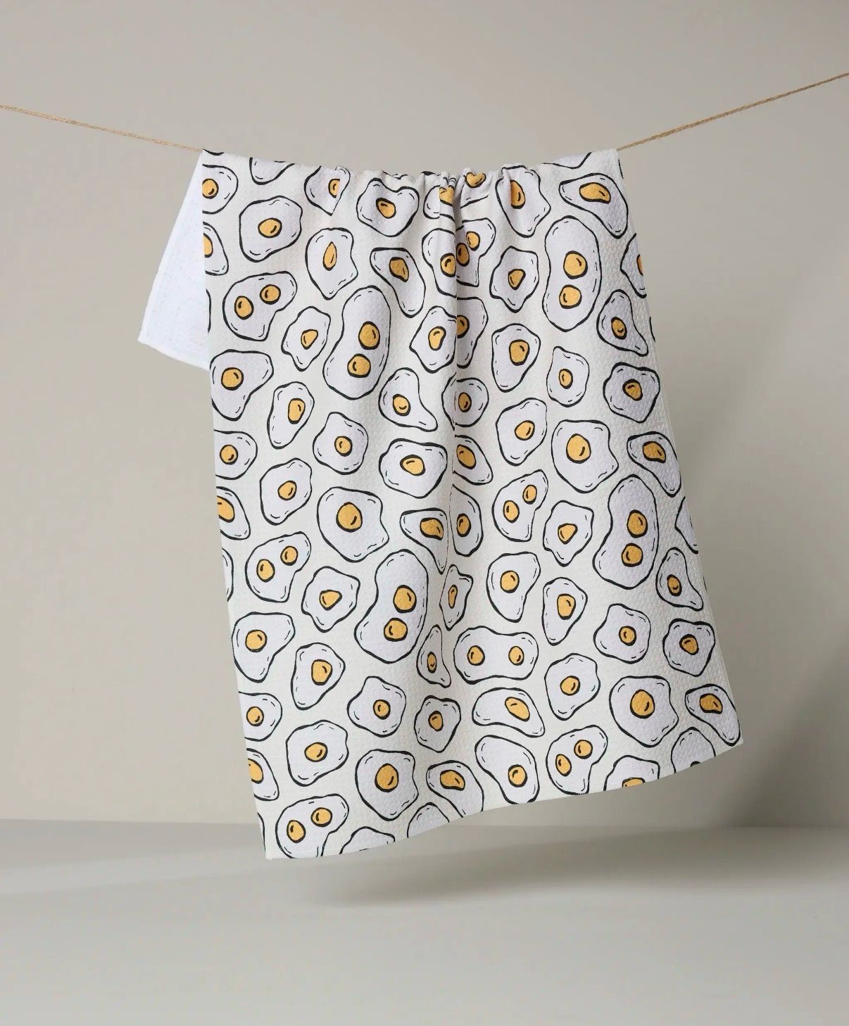 Geometry Kitchen Towel: Sunny Side Eggs
