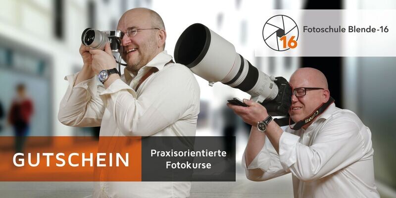 Blende-16 Fotokurs Gutschein