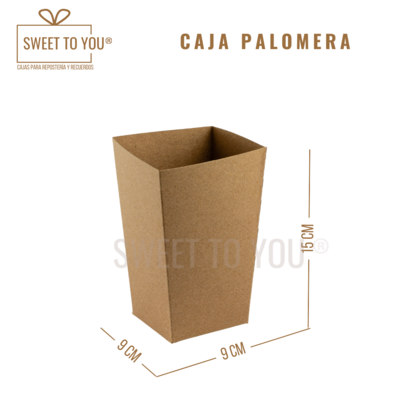 Caja Palomera | Kraft | 15*9 cm
