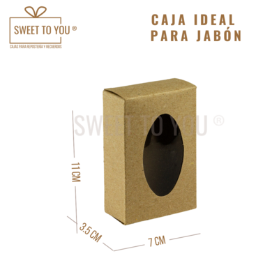 Caja Jabonera | Kraft | 11*7*3.5 cm