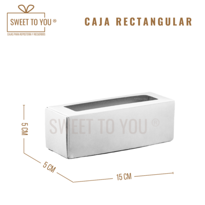 Caja Rectangular CH | Blanca | 15*5*5 cm