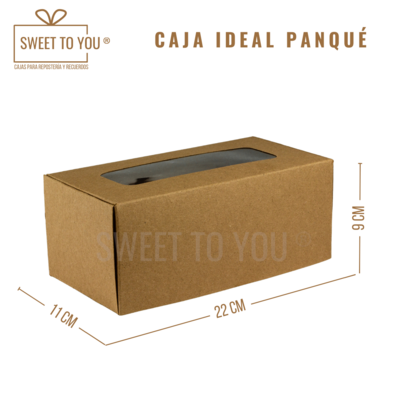 Caja Panqué | Kraft | 22*11*9 cm