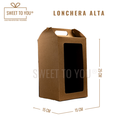 Lonchera Jumbo | Kraft | 25*15*15 cm