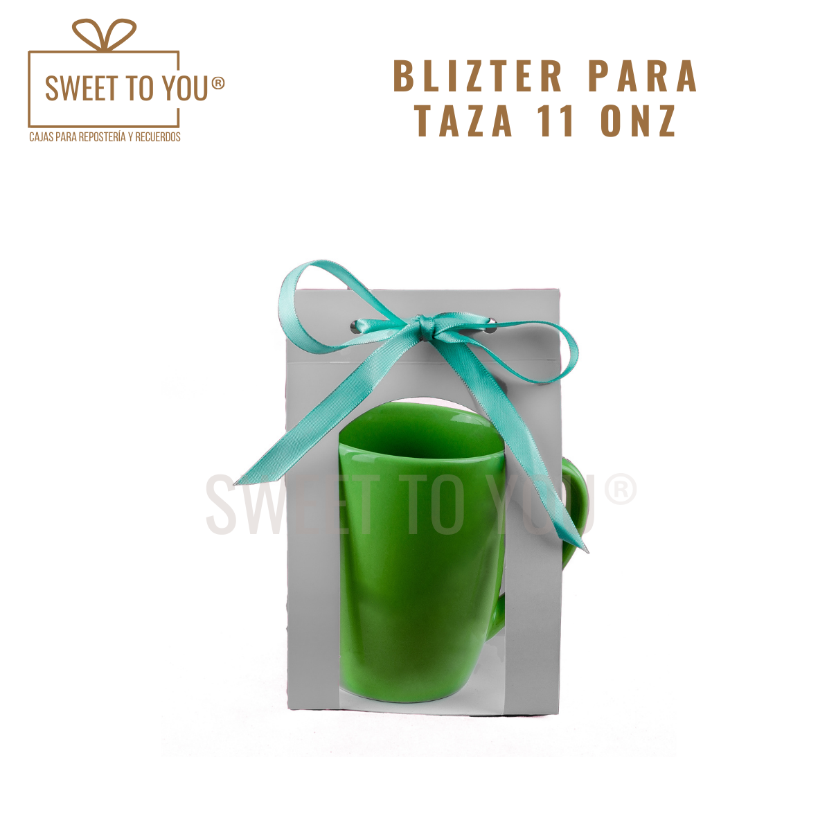 Blizter Taza | 11 onz | Blanco | 17*11*8 cm