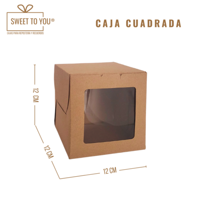Caja Cuadrada | Kraft | 12*12*12 cm