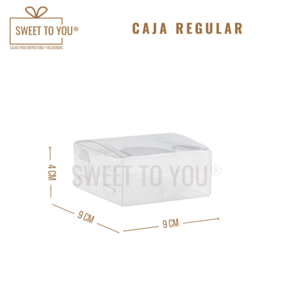 Caja Regular | Acetato | 9*9*4 cm