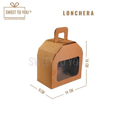 Lonchera | Kraft | 14*14*8 cm