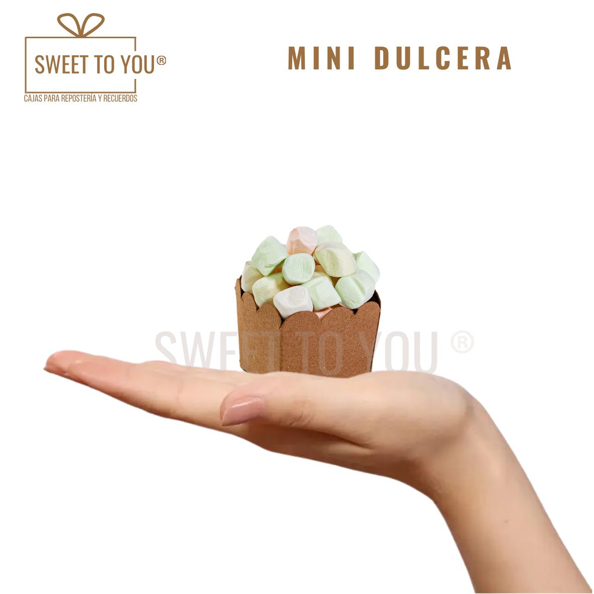 Mini Dulcero | Kraft | 4*4 cm