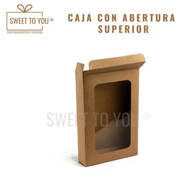 Caja Abertura Superior | Kraft | 18*12*3 cm
