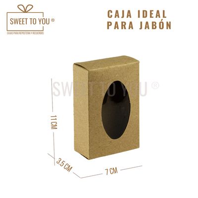 Caja Jabonera | Kraft | 11*7*3.5 cm