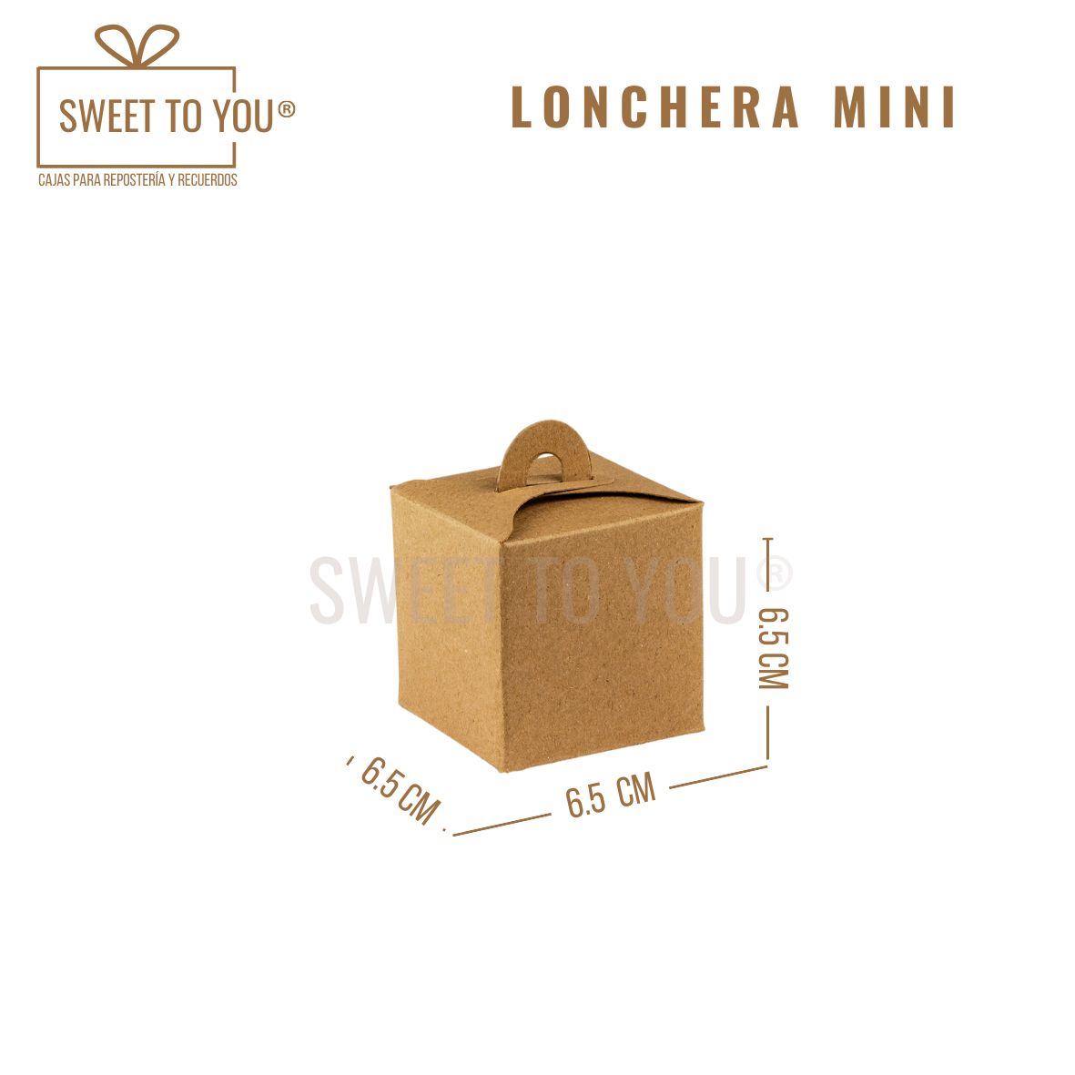Lonchera Lisa | Craft | 6.5x6.5 cm
