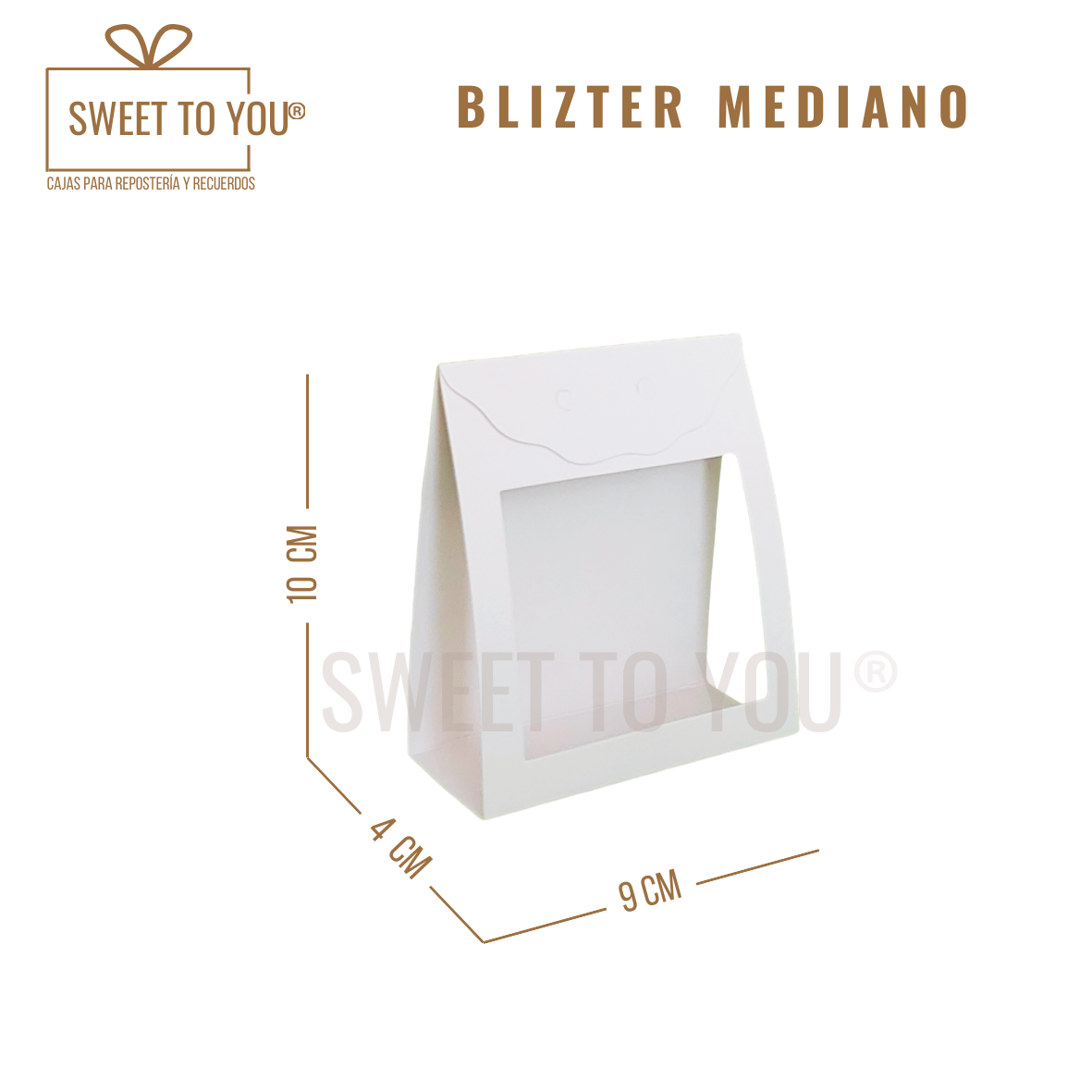 Blizter | Blanca | 10x9x4 cm