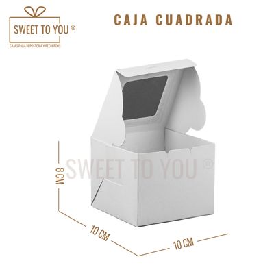 Caja Cuadrada | Blanca | 10x10x8 cm