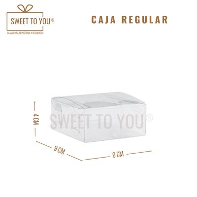 Caja Regular | Acetato | 9x9x4 cm