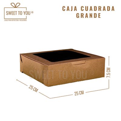 Caja Cuadrada | Craft | 25x25x7.5 cm