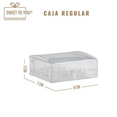 Caja Regular | Acetato | 8x7x3 cm
