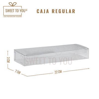 Caja Regular | Acetato | 22x7x3 cm