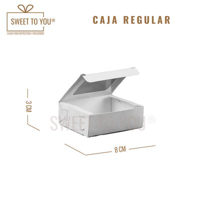 Caja Regular | Blanca | 8x7x3 cm