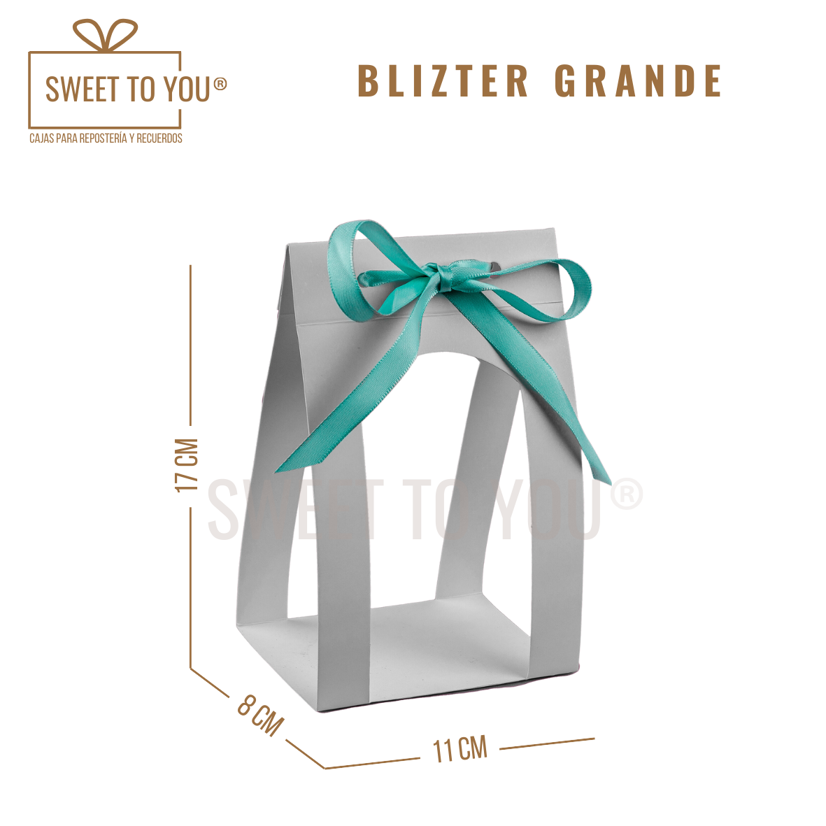 Blizter | Blanca | 17x11x8 cm