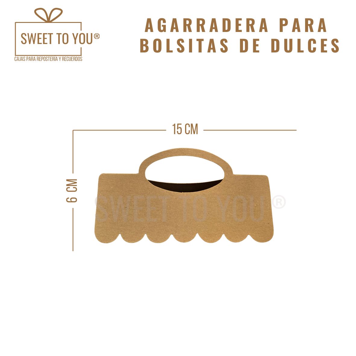 Paq. 25 Bag Topper | Craft | 15x6 cm