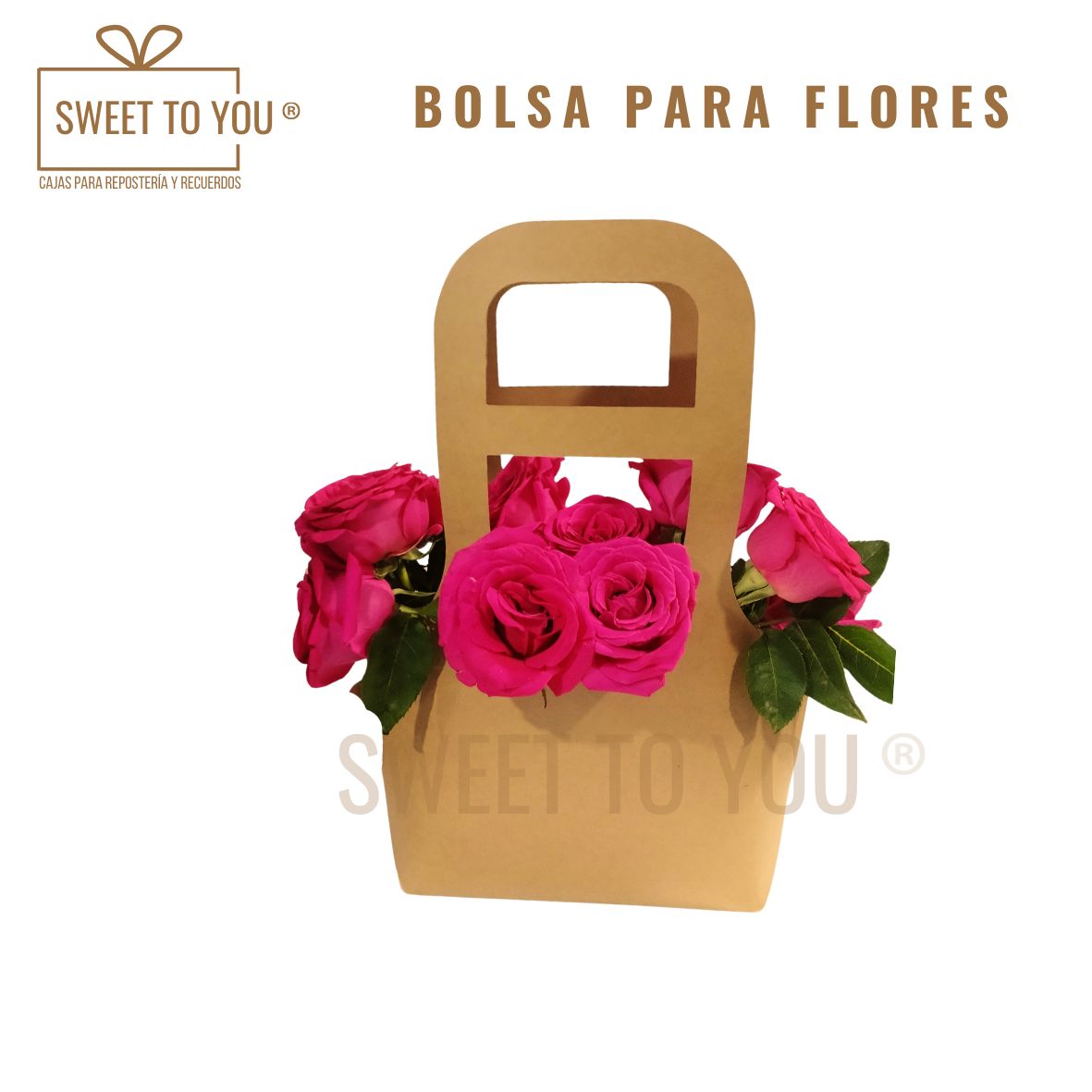 Bolsa Flor | Craft | 25x40 cm
