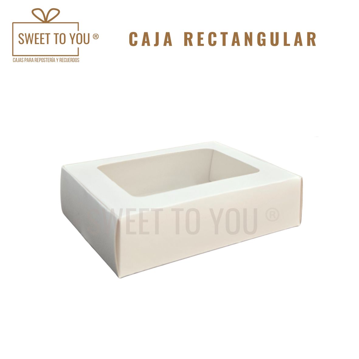 Caja Rectangular | Blanca | 20*15*5 cm