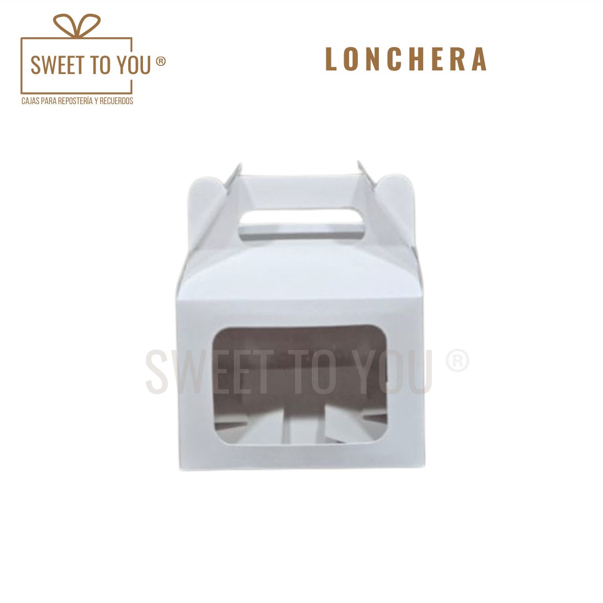 Lonchera | Blanca | 10x14x11 cm