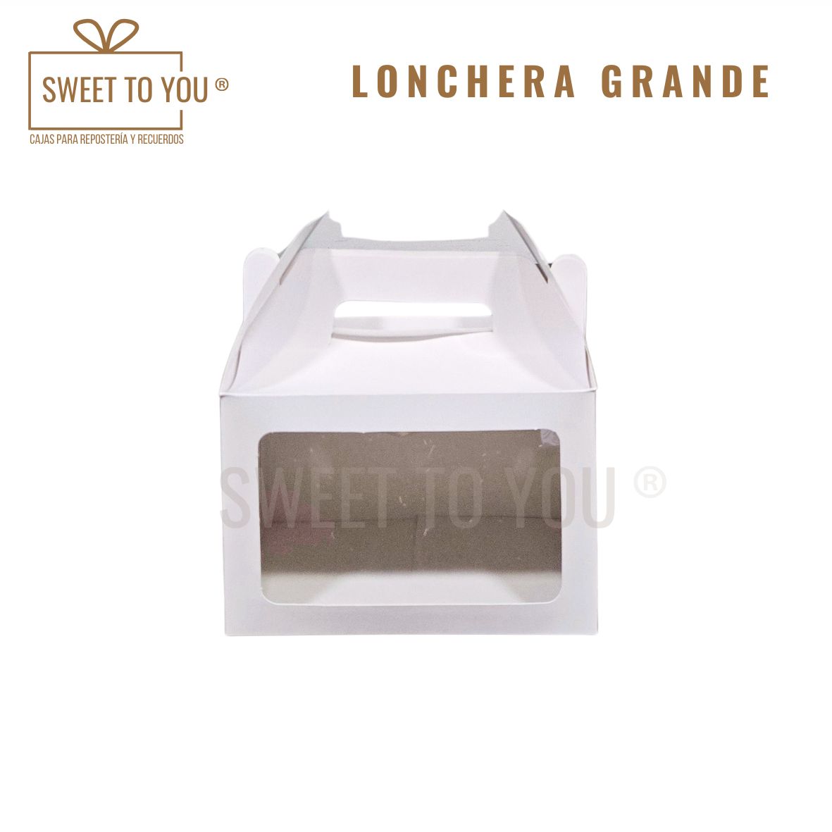 Lonchera | Blanca | 15x21x13 cm