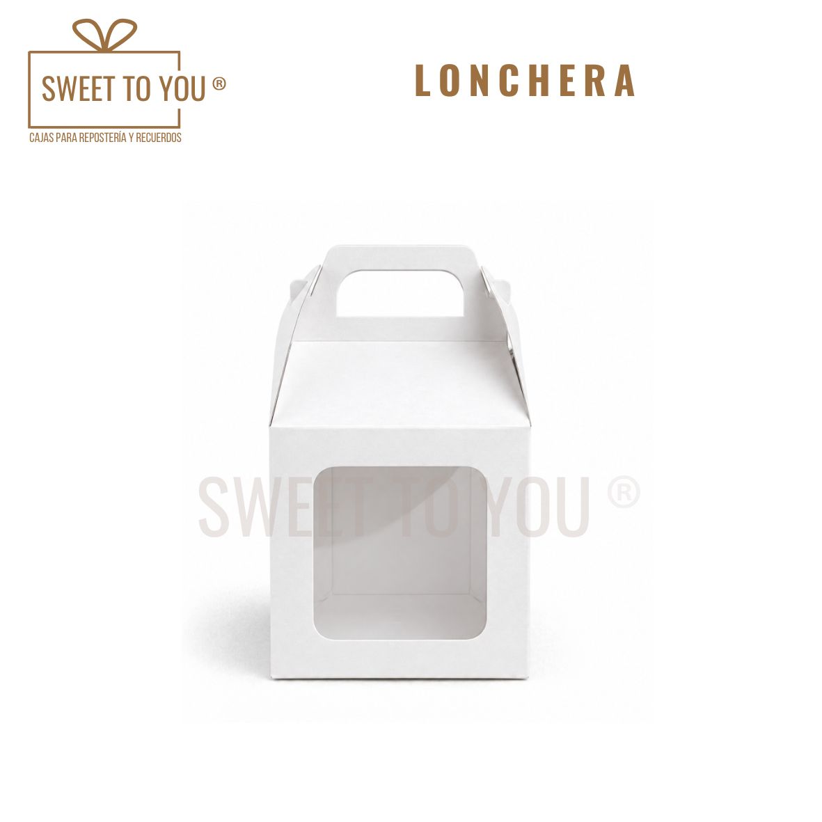 Lonchera | Blanco | 10x9x9 cm