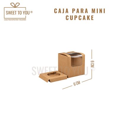 Caja Mini Cupcake | Craft | 6x6x6 cm