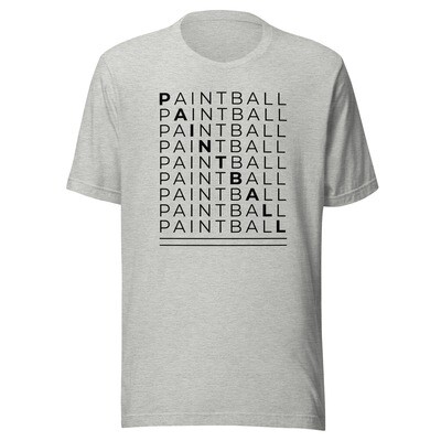 T-shirt - Crossword Black Print (Multiple Colors)