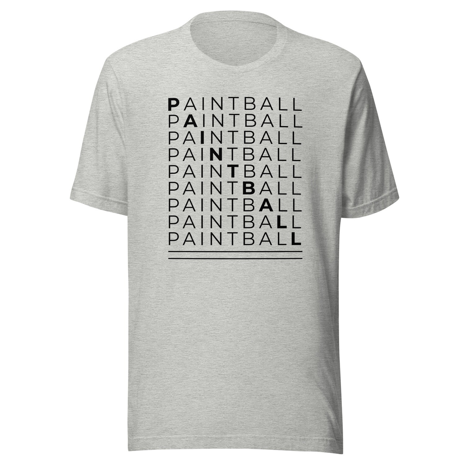 T-shirt - Crossword Black Print (Multiple Colors)