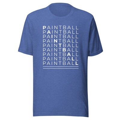 T-shirt - Crossword White Print (Multiple Colors)