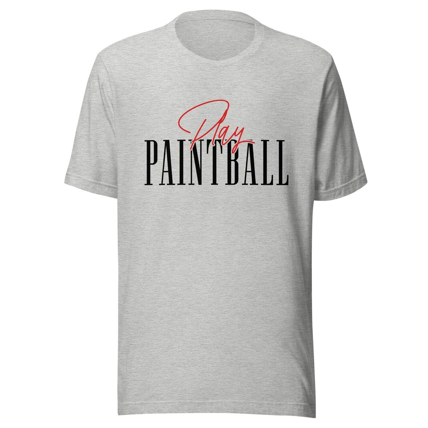 T-shirt  - Paintball SCRIPT Black Print (Multiple Colors)