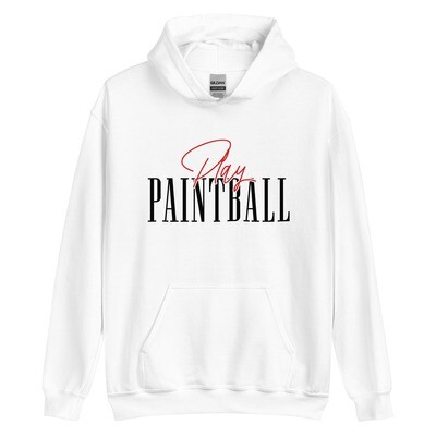 Hoodie - Paintball SCRIPT Black Print (Multiple Colors)