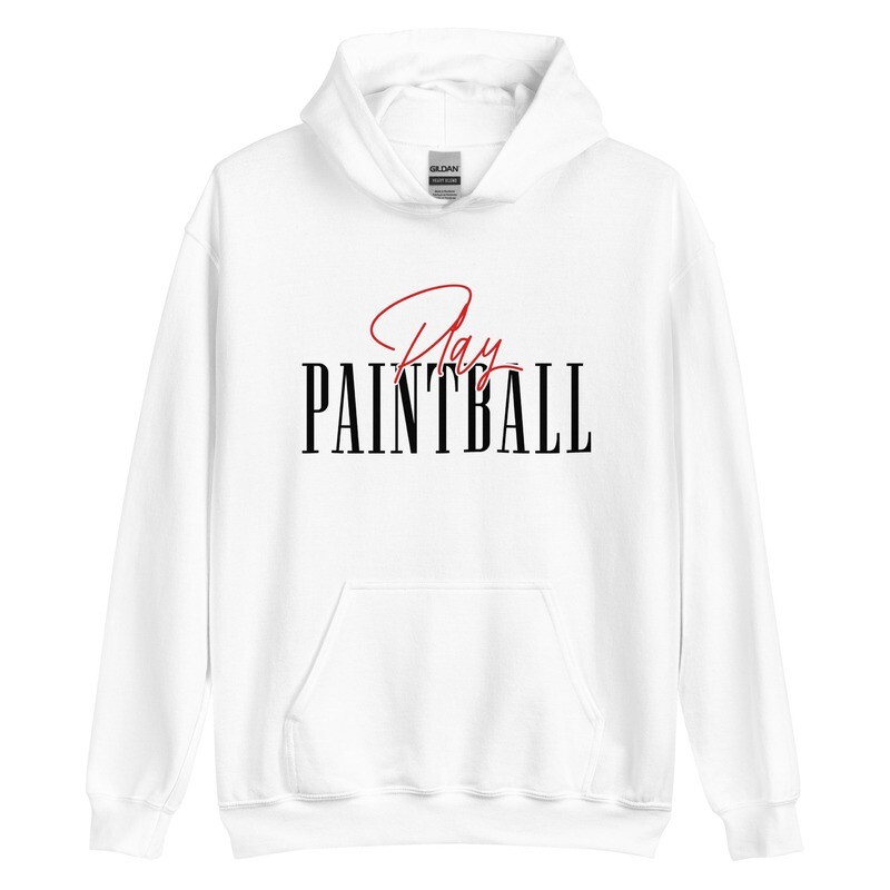Hoodie - Paintball SCRIPT Black Print (Multiple Colors)