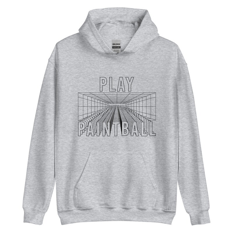 Hoodie - Paintball ARCADE Black Print (Multiple Colors)