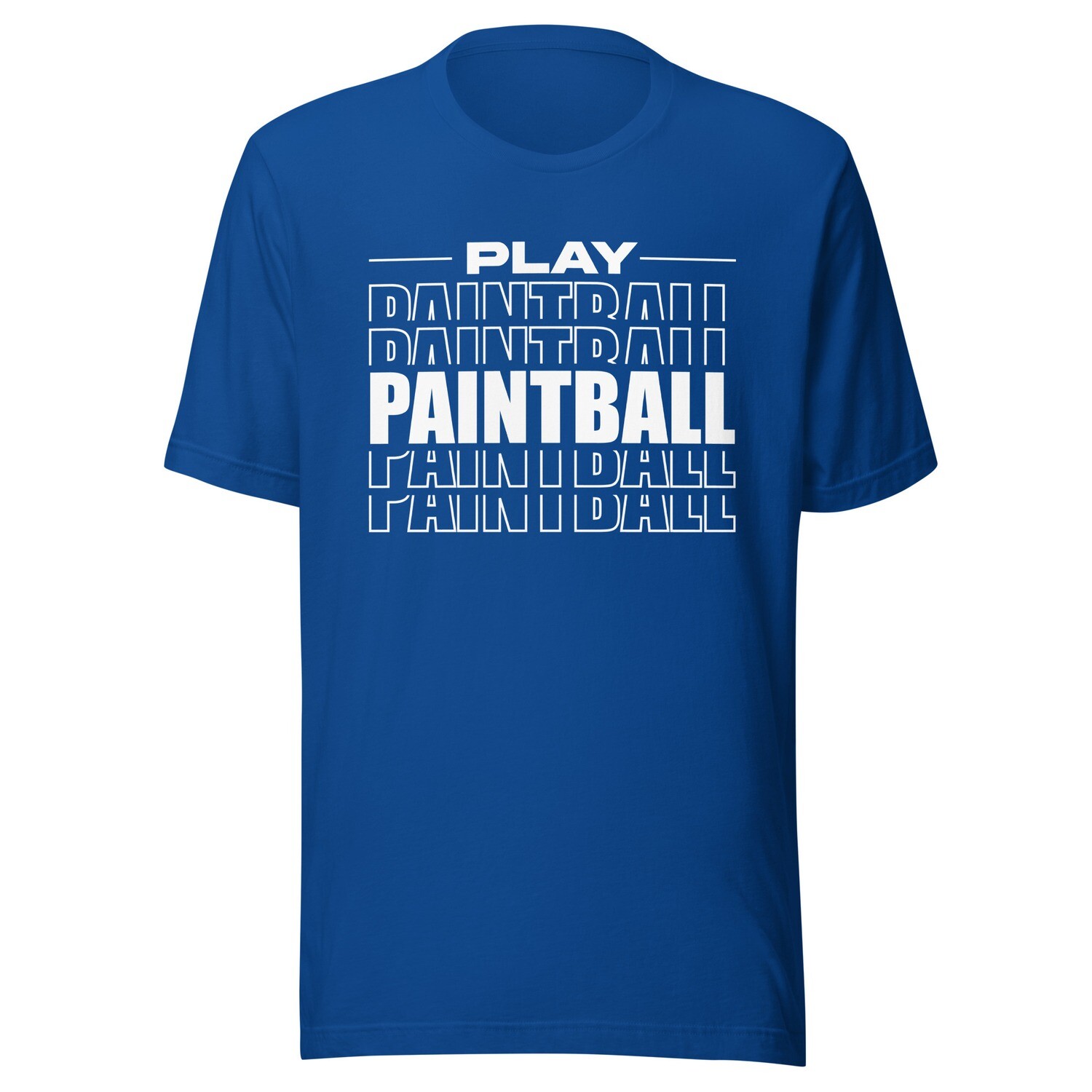T-shirt - Paintball STACKED White Print (Multiple Colors)