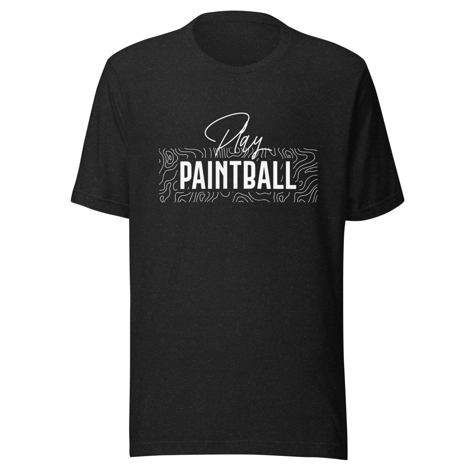 T-shirt  - Paintball GEO White Print (Multiple Colors)