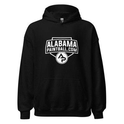 Hoodie - Alabama Logo White Print (Multiple Colors)