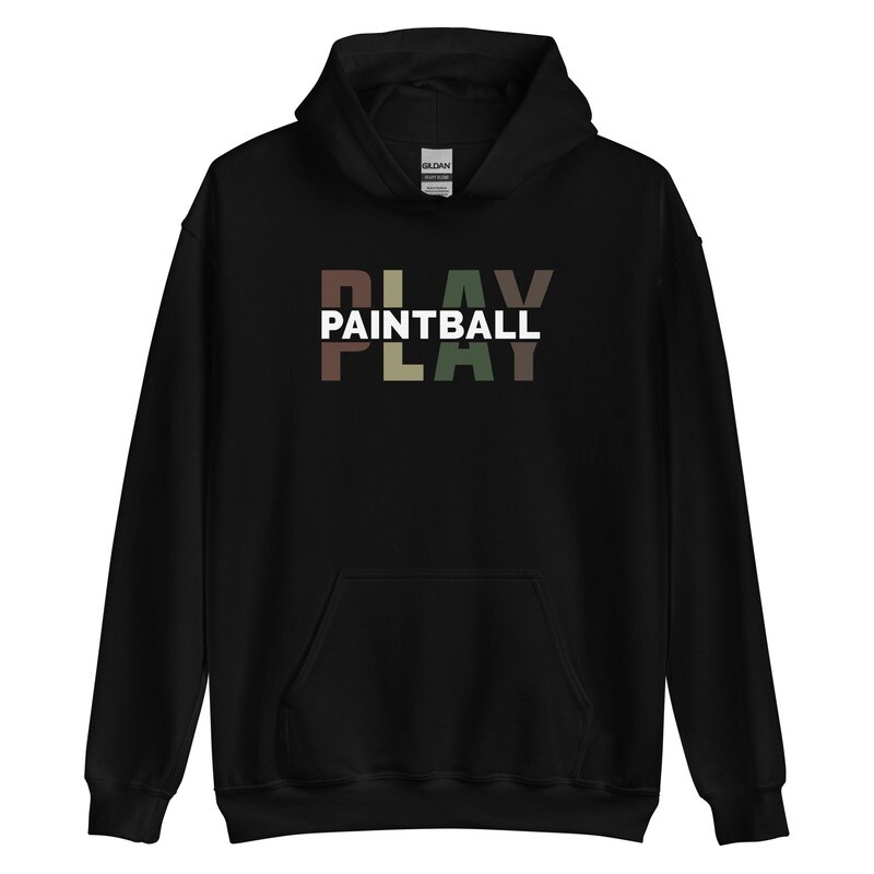 Hoodie - Paintball BIG PLAY Camo Print (Multiple Colors)