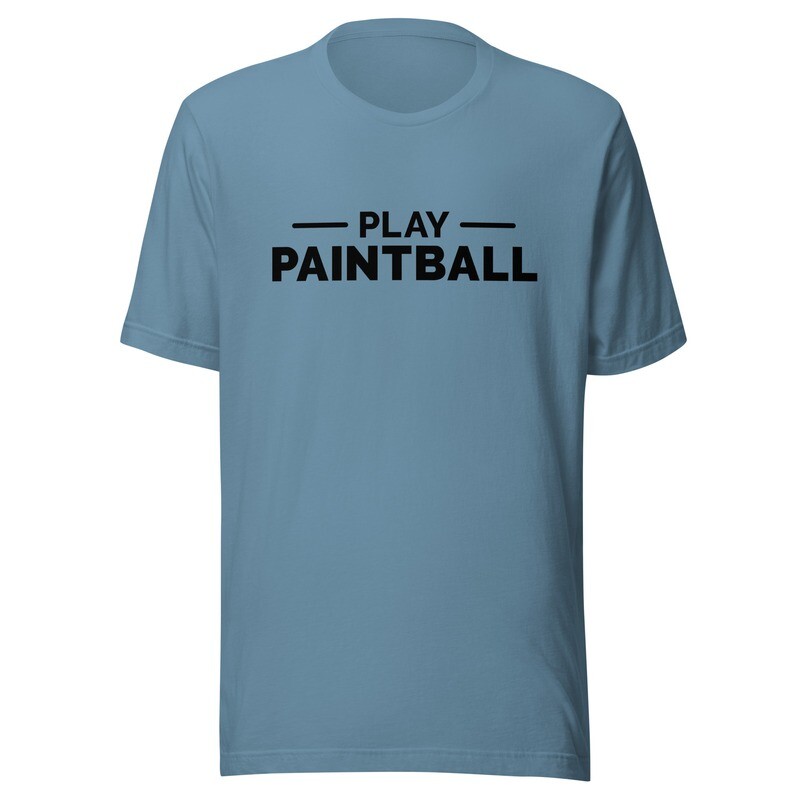 T-shirt  - Paintball STATEMENT Black Print (Multiple Colors)