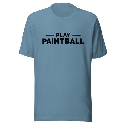 T-shirt  - Paintball STATEMENT Black Print (Multiple Colors)