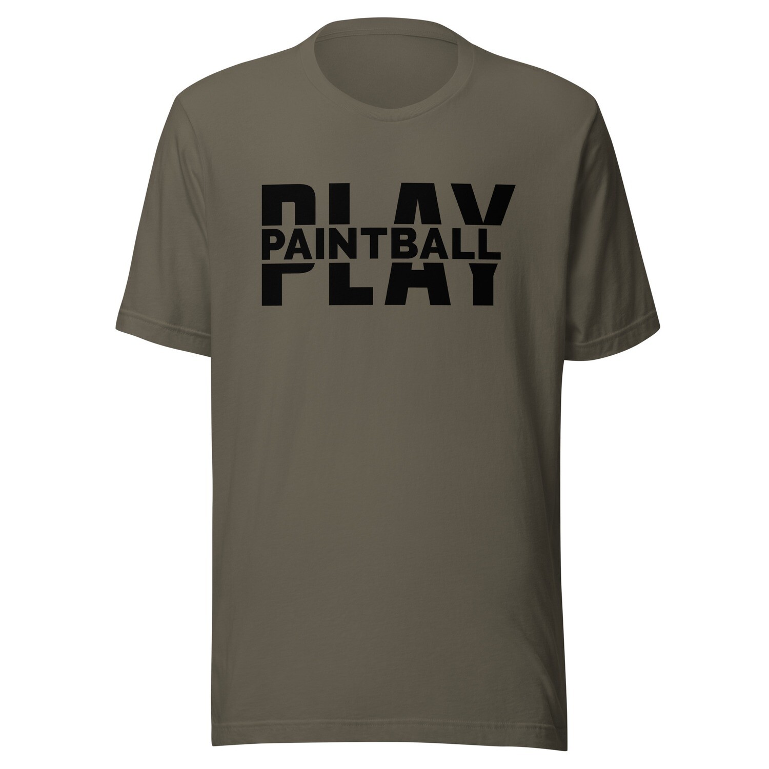 T-shirt - Paintball BIG PLAY Black Print (Multiple Colors)